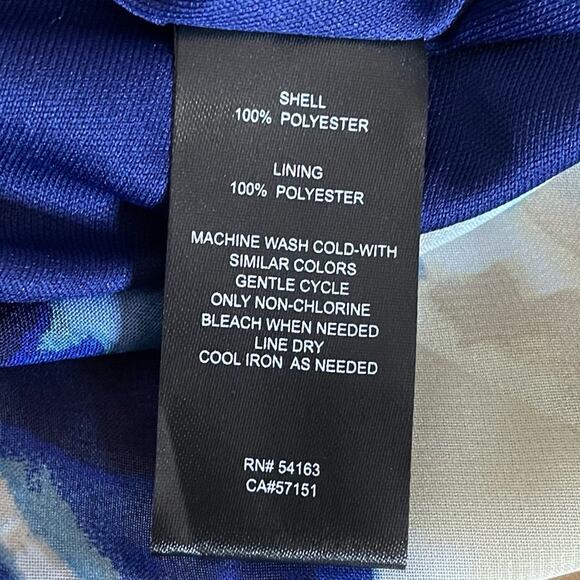 JESSICA HOWARD Women's Floral Chiffon Fit & Flare Dress Petite Sz 14P - Picture 8 of 8